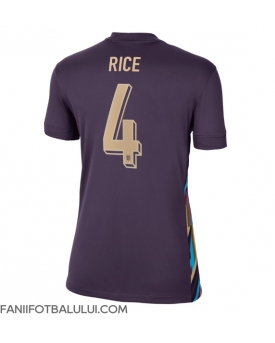 Anglia Declan Rice #4 Echipament de Fotbal Replică European 2024 Femei Deplasare